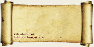 Milana Bošnjaković vizit kartica